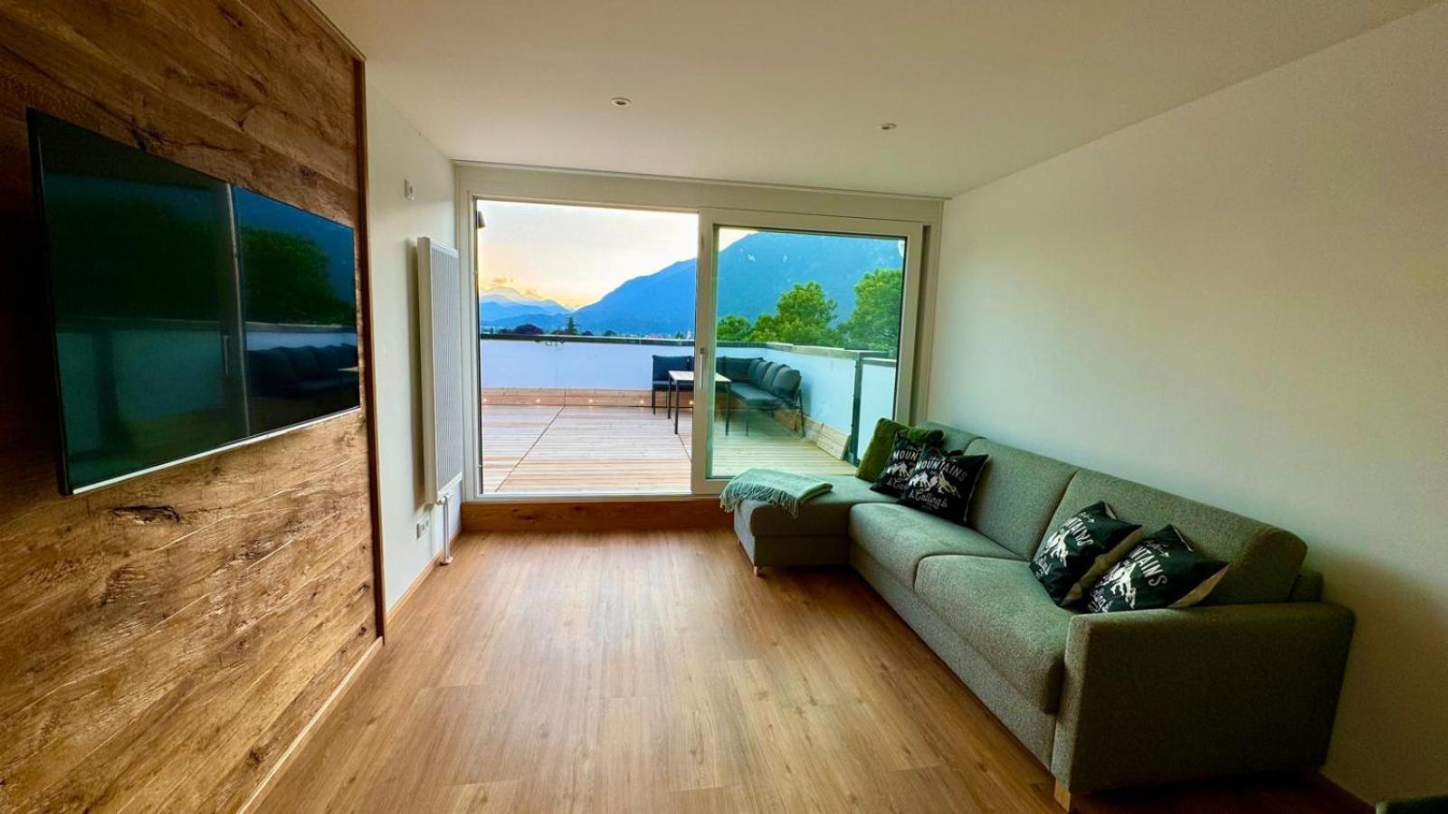 Apartament Dachterrasse Panorama-Glueck II Garmisch-Partenkirchen Zewnętrze zdjęcie